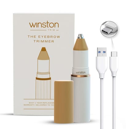 Winston Rechargeable Electric Eyebrow Trimmer for Women - 90 Min | Multi-Grooming Trimmer for Eyebrow, Upper Lips and Nose & Ear Hair with 3D Cutting Technology - 1-Year Warranty Winston Rechargeable Electric Eyebrow Trimmer for Women - 90 Min | Multi-Gr Winston Rechargeable Electric Eyebrow Trimmer for Women - 90 Min | Multi-Grooming Trimmer for Eyebrow, Upper Lips and Nose & Ear Hair with 3D Cutting Technology - 1-Year Warranty Winston Rechargeable Electric Eyebrow Trimmer for Women - 90 Min | Multi-Gr