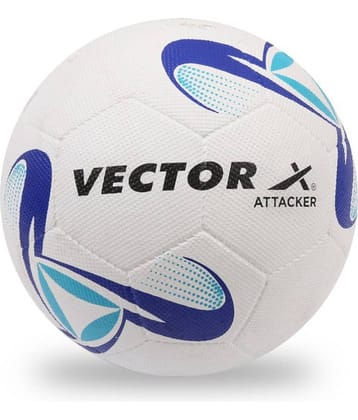 Vector X Attacker Moulded White Football Size- 5