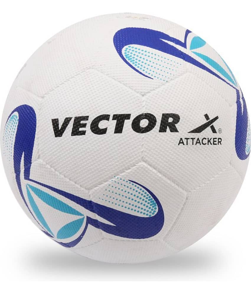 Vector X Attacker Moulded White Football Size- 5
