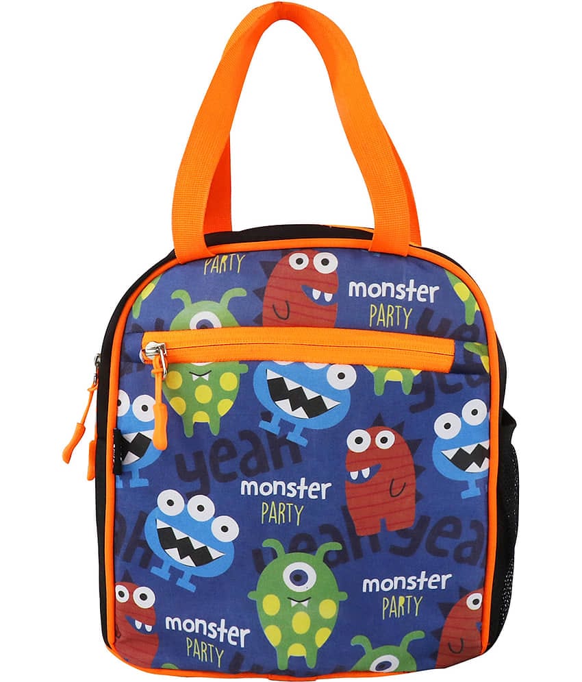 joy lunch bag- Monster theme - Blue