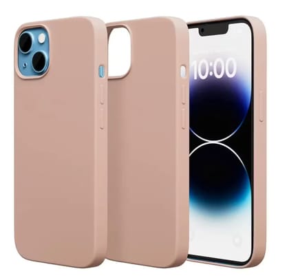 Kozykit Back Cover Compatible with iPhone 13 | Liquid Silicone Soft Touch Case | Full Protection Shockproof Slim Back Cover | Stylish Mobile Cover for iPhone 13 (Pink Sand) Kozykit Back Cover Compatible with iPhone 13 | Liquid Silicone Soft Touch Case | Full Protection Shockproof Slim Back Cover | Stylish Mobile Cover for iPhone 13 (Pink Sand)