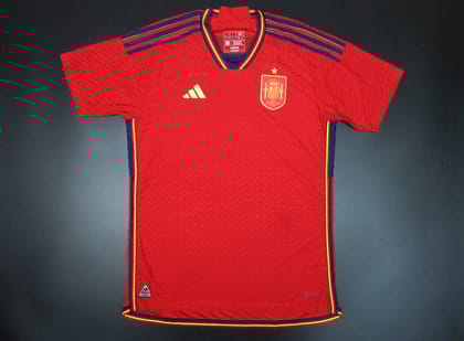 Spain Home PLAYER VERSION World Cup 2022 Jersey-S