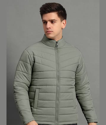 GET GOLF Polyester Men's Quilted & Bomber Jacket - Dark Grey ( Pack of 1 )