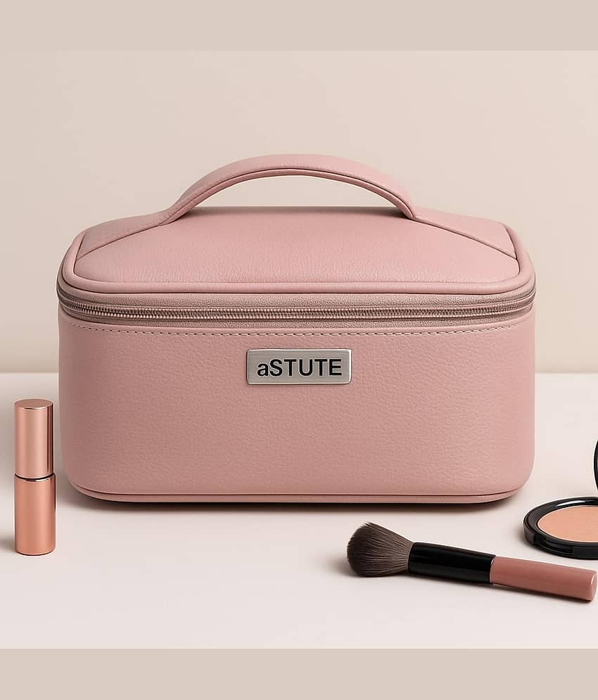Astute Pink Makeup bag