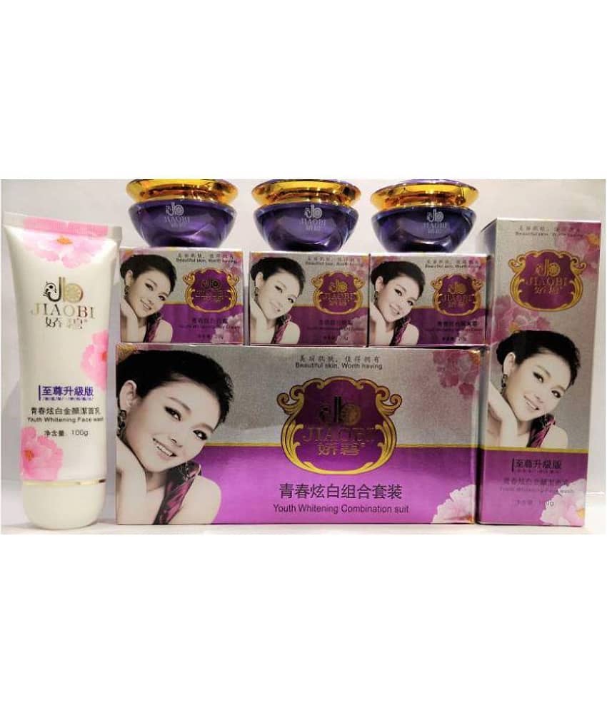 Diara cosmetics Jiaobi  Youth Whitening Cream Suit Facial Kit g Pack of 4