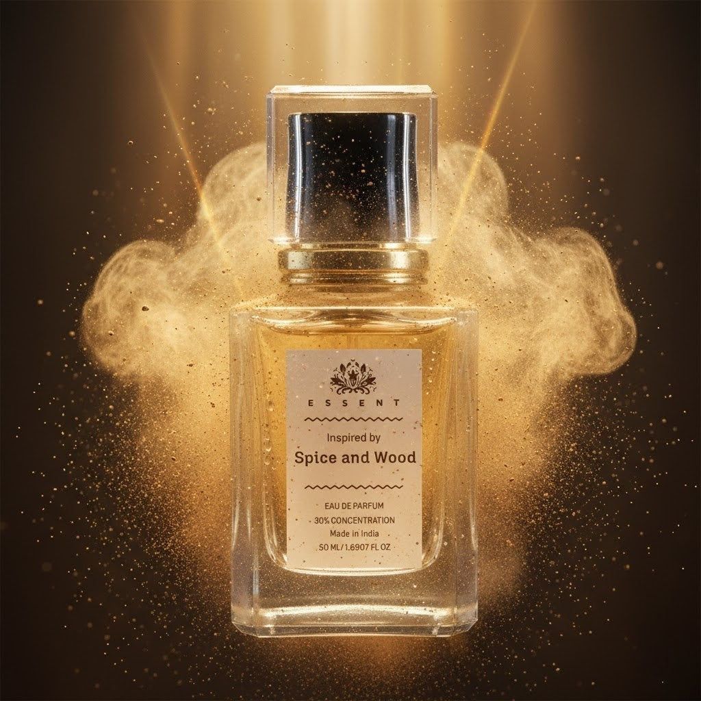 Essent Perfumes Spice & Wood Eau de Parfum (EDP) – Warm Spicy Woody Long Lasting Perfume – Unisex Fragrance
