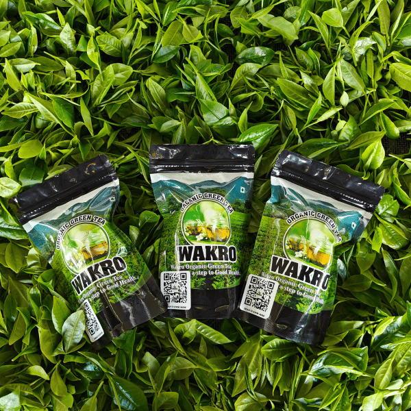 WAKRO ORGANIC GREEN TEA | 50gm x 3 - 150 gm