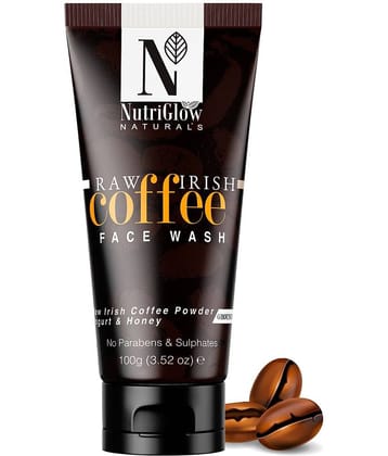 NutriGlow NATURAL'S Coffee Face Cleanser With Yogurt & Honey For Blackhead Removal Face Wash, 100gm