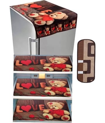 Laphino Polyester Humor & Comic Top Cover ( 97 55 ) Pack of 5 - Brown