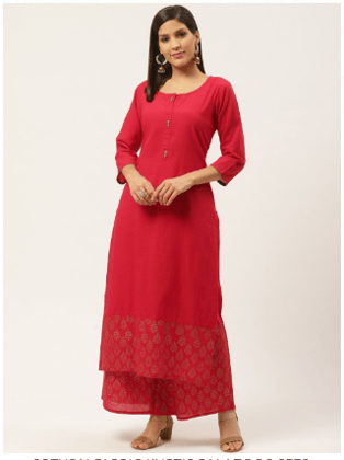 KURTIS PALAZOOS SETS  ( SIZES :  S  )