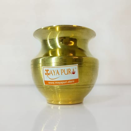 MAYAPURI Brass Puja Ghat/MANGAL Kalash/Devi Ghat/LOTA with Mango Five Leaves & Coconut MAYAPURI Brass Puja Ghat/MANGAL Kalash/Devi Ghat/LOTA with Mango Five Leaves & Coconut
