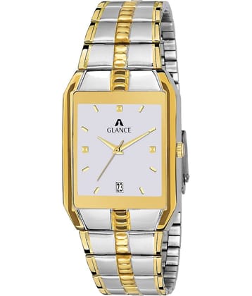 Aglance - Multicolor Metal Analog Men's Watch