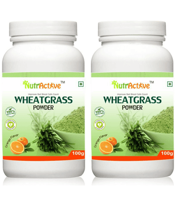 NutrActive wheatgrass powder improves red blood cells, 200 gm Multivitamins Powder