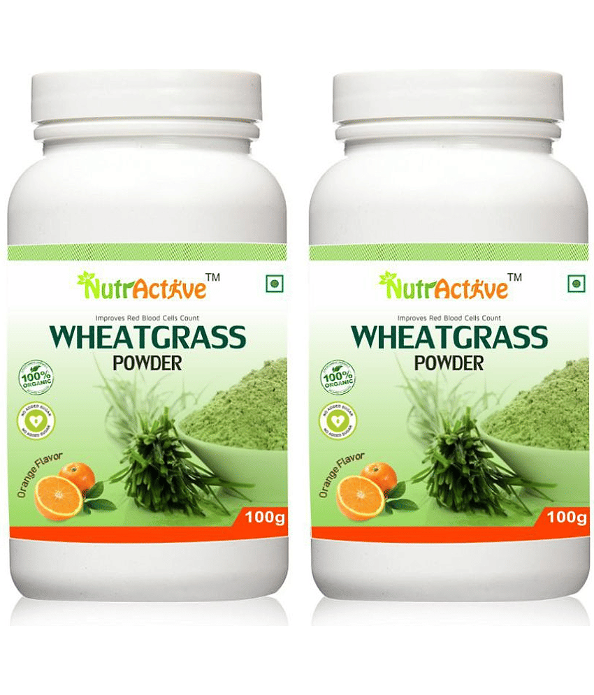 NutrActive wheatgrass powder improves red blood cells, 200 gm Multivitamins Powder