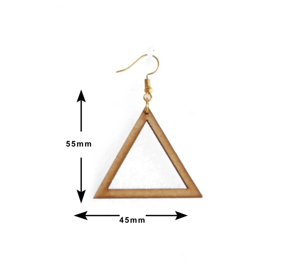 Handcrafted Wooden Earrings Set - 3 Pairs of Unique Designs