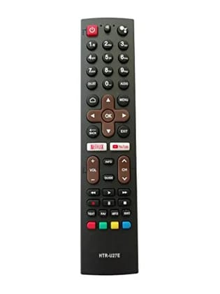 Ehop HTR-U27E LED LCD Smart TV Remote Control with Function Netflix YouTube Compatible for Haier (NO Voice)