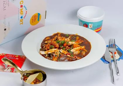 Chicken Pan Fried Noodles With Chilli Bean
