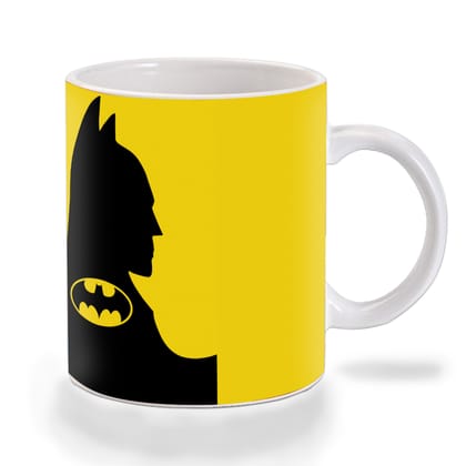 Multicolor Batman In Classic Yelloe And Black Ceramic Mug