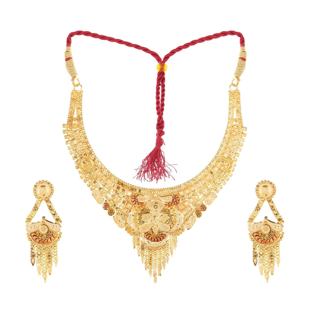 One Gram Gold Necklace Set: A Perfect Rakhi Gift for Your Sister