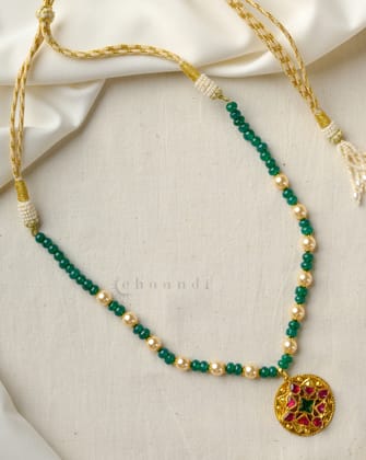 Gold Polish Silver Necklace CHN1739