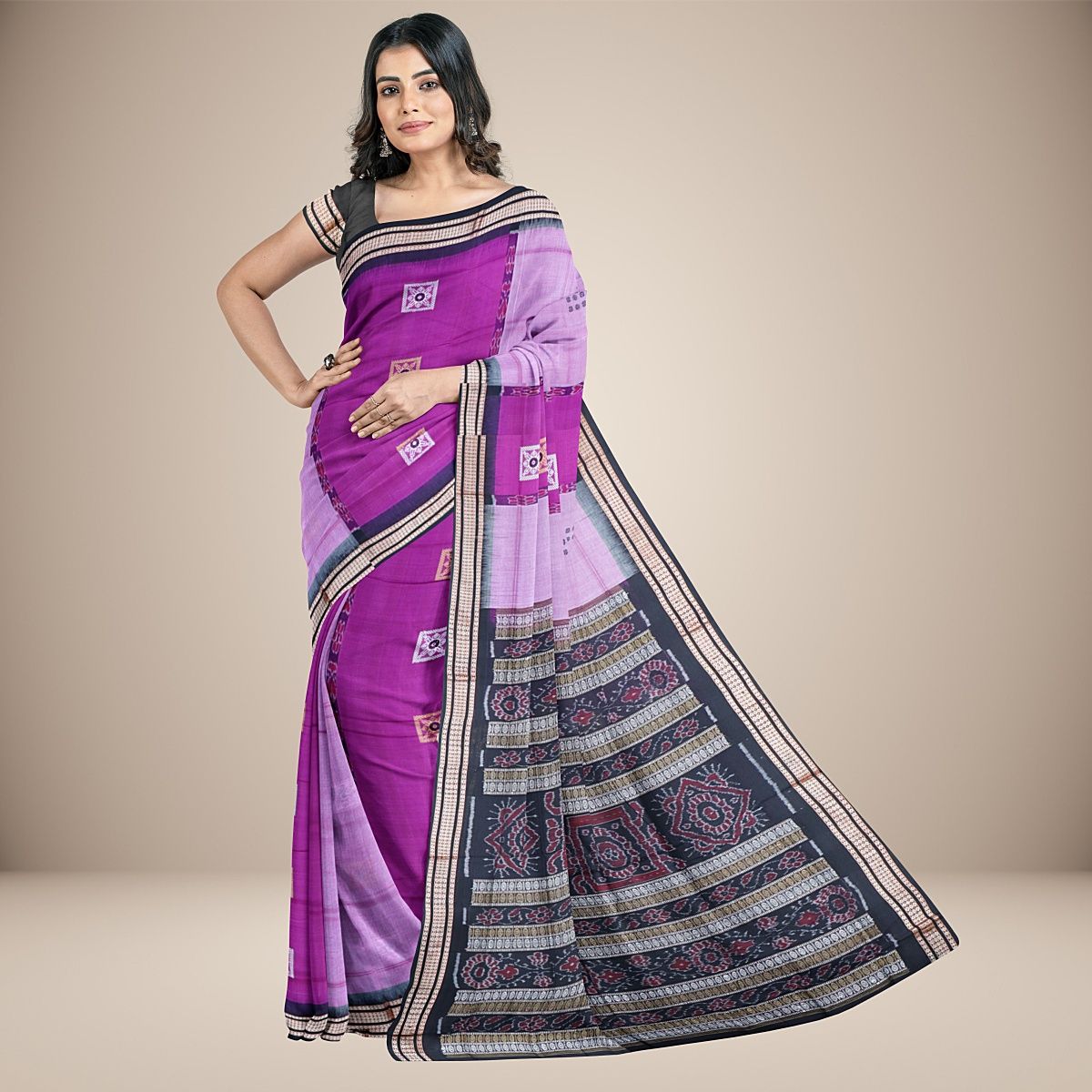 Bomkai Cotton Saree