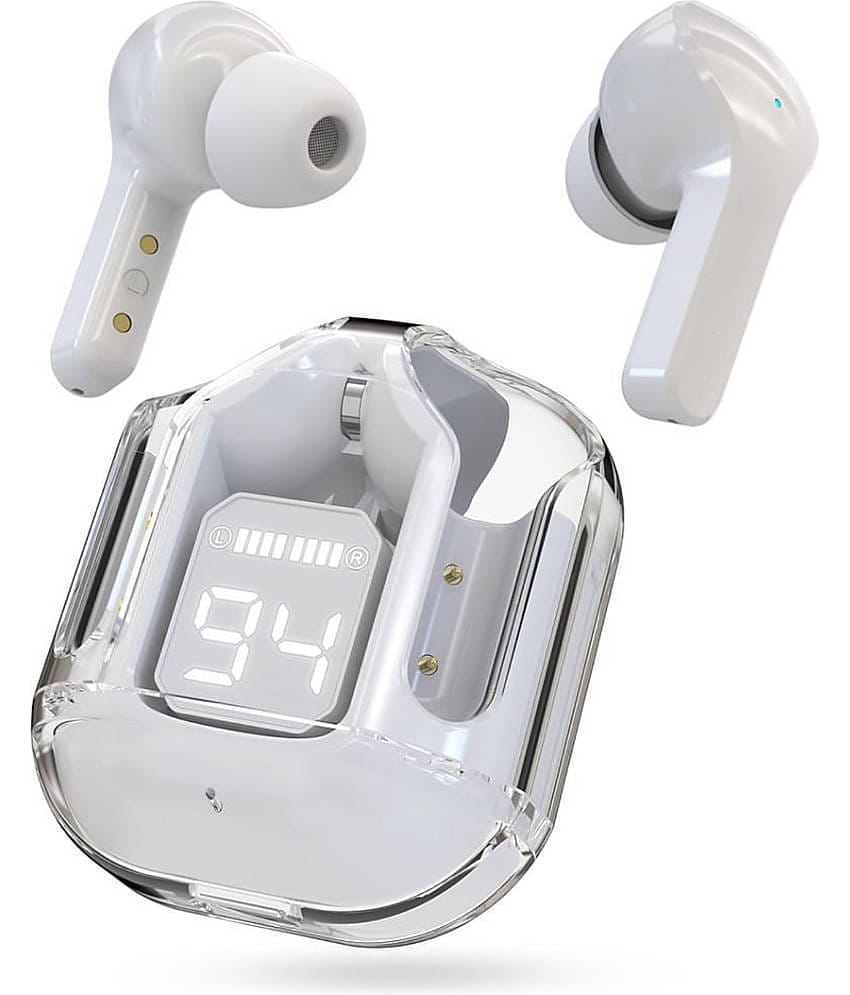 Neo ULTRAPOD Bluetooth True Wireless (TWS) On Ear 30 Hours Playback Active Noise cancellation IPX4(Splash & Sweat Proof) White