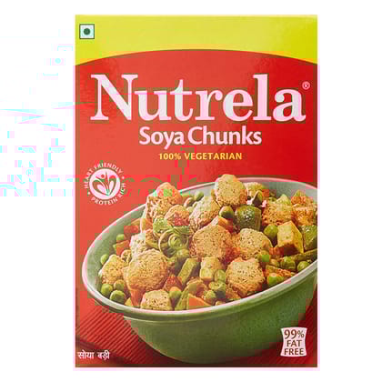 NUTRELA SOYABARI CHUNKS MED SIZE