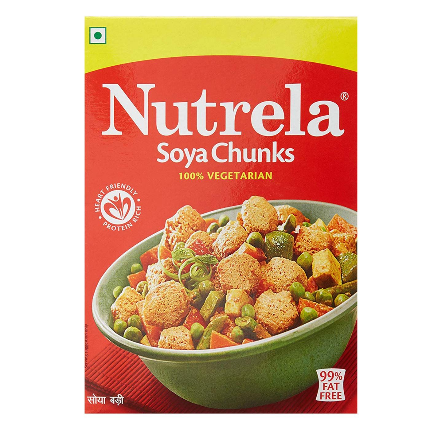 NUTRELA SOYABARI CHUNKS MED SIZE