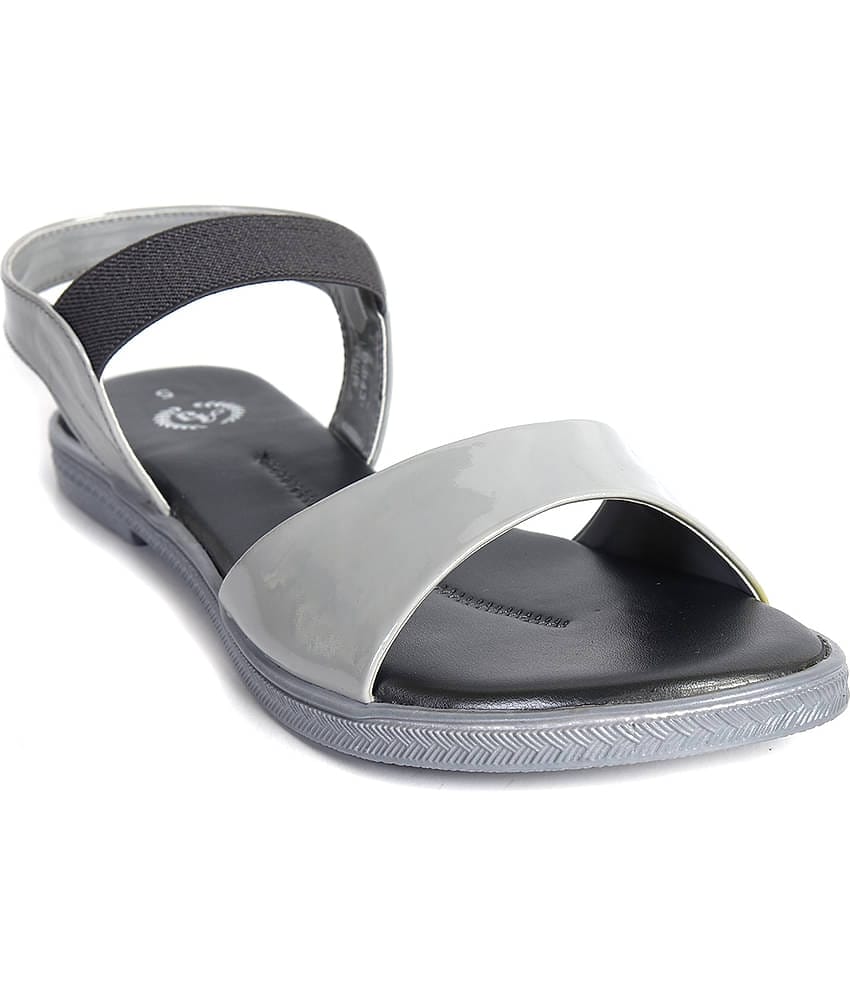 Ajanta Gray Women's Flats