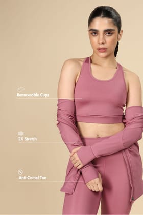 Recycled Nylon Set Mellow Mauve-S / S