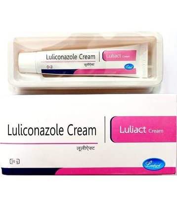 LULIACT  LULICONAZOLE CREAM 30 GM ( PACK OF 2) Day Cream 60 gm Pack of 2