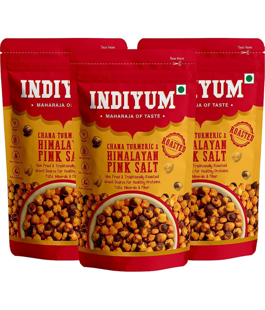 Indiyum Chana Turmeric & Himalayan Pink Salt 120gm (Pack of 3)