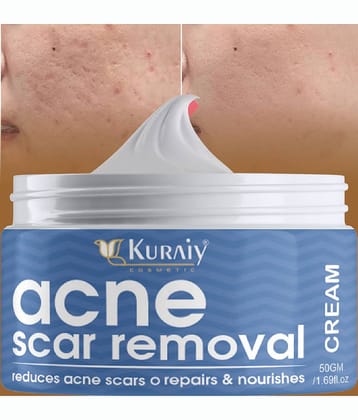 KURAIY Acne Face Cream Herbal Pimple Scar Removal Shrink Pore Oil Control Facial Cream