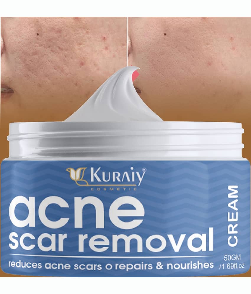 KURAIY Acne Face Cream Herbal Pimple Scar Removal Shrink Pore Oil Control Facial Cream