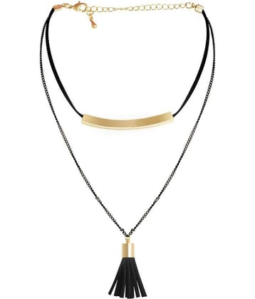 Spargz Alloy Golden Contemporary/Fashion Necklace Long Haram