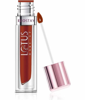 Lotus Make,Up Ecostay Matte Lip Lacquer Earthy Rust EL16.4g
