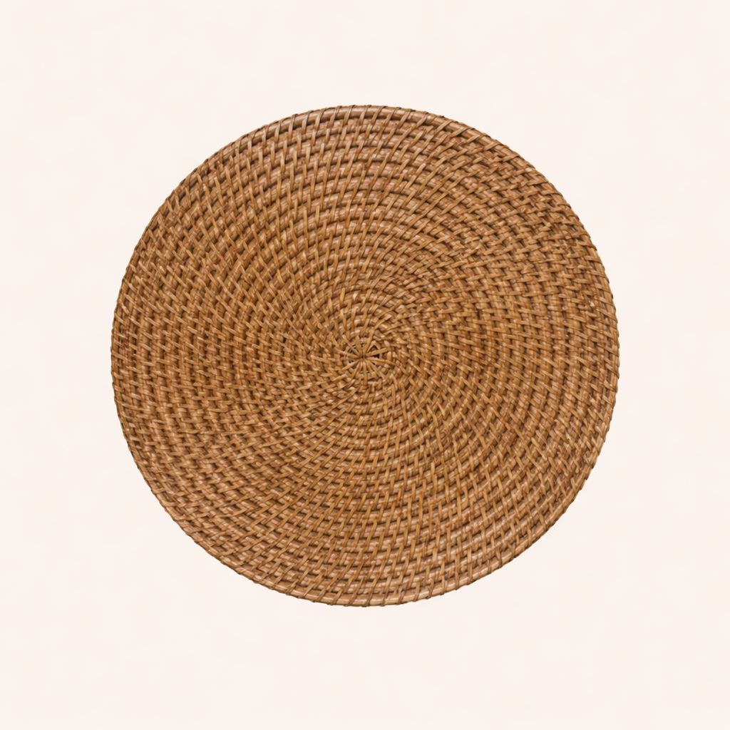 Cane Round Placemat