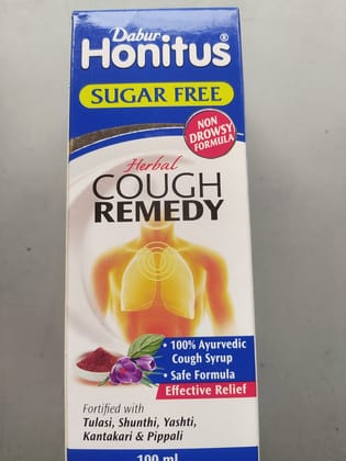 Dabur Hönitus Sugar free Non Drowsy Formula Herbal Cough Remedy 