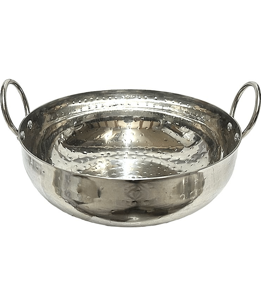 Dynore Stainless Steel Deep Kadhai 2 mm ( 4 ) L