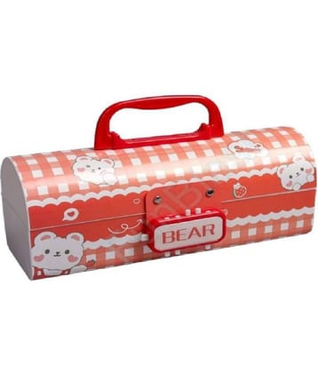 FEDIFU  Pencil Box – Suitcase Style Password Lock Pencil Case, Multi-Layer Pen & Pencil Box for Kids, Boys, Girls, Stationary