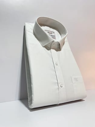 Pure White Polly Cotton Shirt #31200