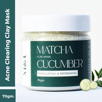 Matcha And Cucumber Acne Clearing Clay Mask