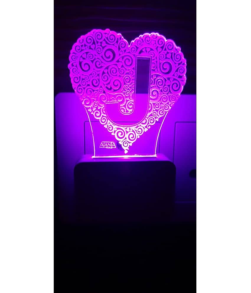 SUPER AJANTA - Multicolor Night Lamp ( Pack of 1 )