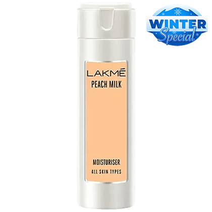 Lakme Moisturiser - All Skin Types, Peach Milk, 200 Ml Bottle