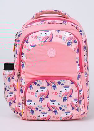 PB Pearlbags LARSEN 21L Printed Casual Backpack,3 Compartment,Premium Fabric,Water Resistant Anti Theft,School & College Bag for Boys and Girls,Office & Travel Bag for Men and Women,46X31X15 Cms