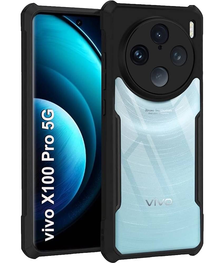 VAKIBO Plain Cases Compatible For Rubber Vivo X100 Pro ( Pack of 1 )