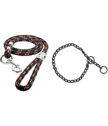 Tame Love Combo Choke Collar Dog Rope Training Leash for large breed with Strong Cast Hook (18mm)
