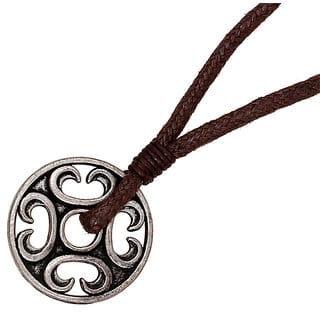 Circular Pendant with Chain