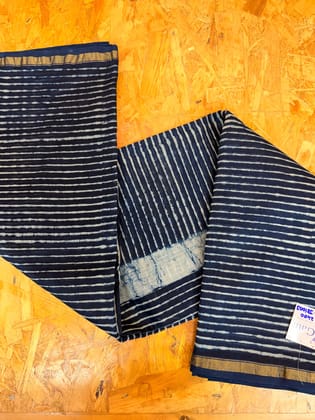 Pure Maheshwari saree bagru print