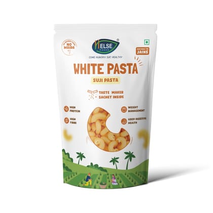 Helse Foods Suji White Macaroni Pasta - Pack of 3, 345 gm Helse Foods Suji White Macaroni Pasta - Pack of 3, 345 gm